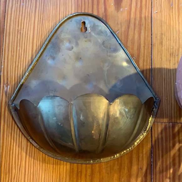 ⭐️HP Best in Home⭐️ Boho basket & brass wall set - Picture 6 of 12